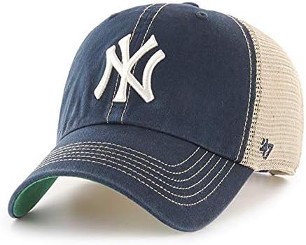 47 New York Yankees Trol Temiz Snapback şoför şapkası beyzbol şapkası-Donanma Bir Boyut