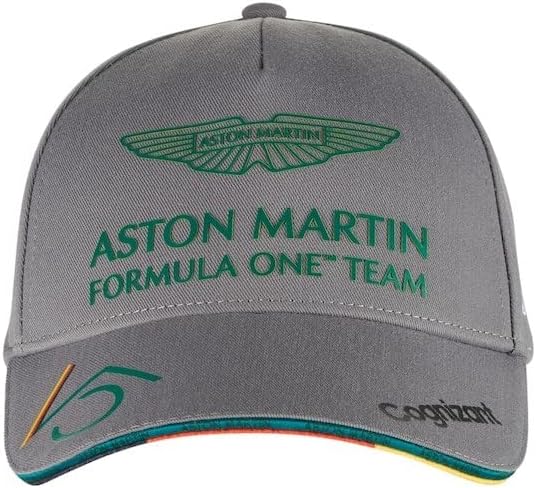 Formula 1 Aston Martin Bilgili 2022 Sebastian Vettel Takım Şapkası (Gri)