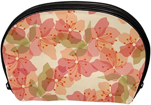Kadınlar için kozmetik Çantaları, Çanta Çantalar Makyaj Organizatör Depolama Makyaj Çantası Kızlar, Kiraz Çiçekleri Bahar