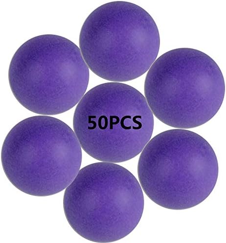 40MM Ping Pong Topları, 50 Paket Çeşitli Renkli Tenis Topları Çok Renkli Plastik Toplar Eğlenceli Bira Ping Pong Topları