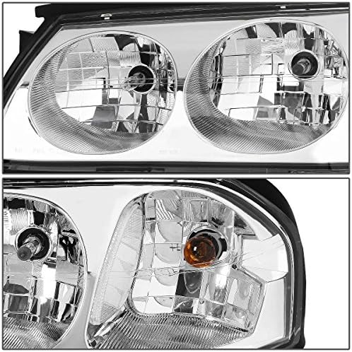Krom Konut Temizle Köşe Far Başkanı Lambalar+Aracı Kiti ile Uyumlu Chevy Impala 00-05