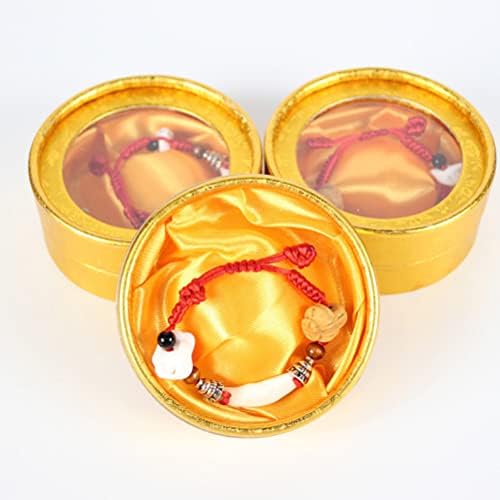 Kisangel 6 adet Kompakt Mini Mücevher Kutuları Bilezik Saklama Kutuları Takı Hediye Kutuları Takı Kolye Organizatör