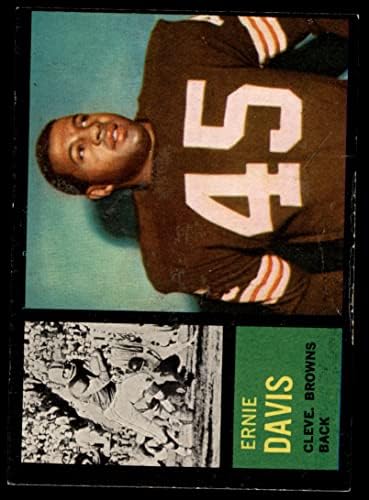 1962 Topps 36 Ernie Davis Cleveland Browns-FB (Futbol Kartı) İYİ Browns-FB Syracuse
