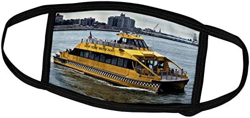 3dRose Roni Chastain NYC - Sarı Su Taksisi, NYC-Yüz Örtüleri (fc_112786_2)