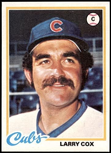 1978 Topps 541 Larry Cox Chicago Cubs (Beyzbol Kartı) NM + Cubs