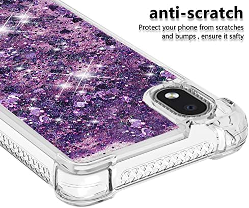 Telefon Kılıfı Kapak Glitter Kılıf Samsung Galaxy A01 Çekirdek Kılıf ile uyumlu Kadın Kızlar ile uyumlu Girly Sparkle Sıvı