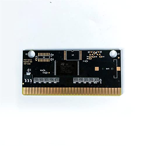 Aditi Marsupilami-ABD Etiket Flashkit MD Akımsız Altın PCB Kartı Sega Genesis Megadrive video oyunu Konsolu (NTSC-U)