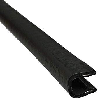 M M MÜHÜRLER Kenar Trim PVC Plastik Kenar Koruyucu Uyar 1/4 Kenar, 1/2 Bacak Uzunluğu, tek Kavrama Parmak (40 Feet)