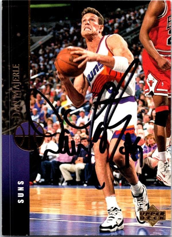 Dan Majerle imzalı Basketbol Kartı (Phoenix Suns, JZ) 1994 Üst Güverte 26-İmzasız Basketbol Kartları