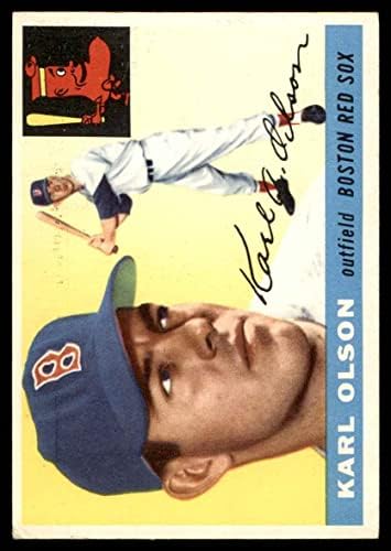 1955 Topps Beyzbol 72 Karl Olson Boston Red Sox Mükemmel