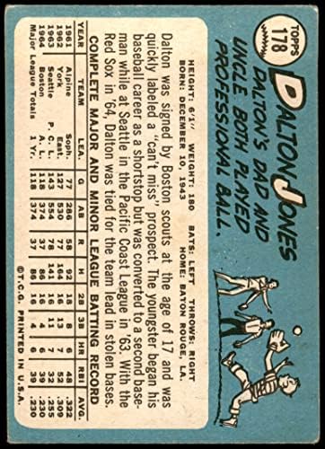1965 Topps 178 Dalton Jones Boston Red Sox (Beyzbol Kartı) - Red Sox