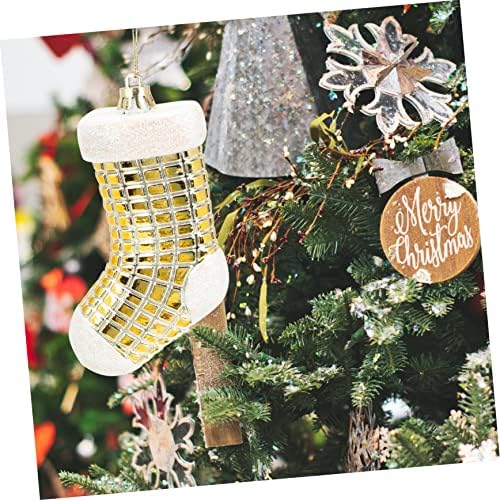 SEWACC 12 Adet Noel Dekorasyon Ev Dekor Çorap Asılı Dekorasyon Çorap Tatil Çorap Tatil Asılı Çorap Noel Ağacı Kolye Güzel