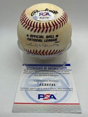 Stan Musial St. Louis Cardinals İmzalı İmza OMLB Beyzbol PSA DNA * 41-İmzalı Beyzbol Topları
