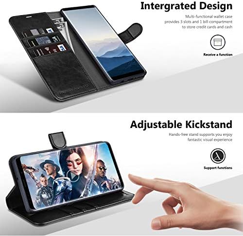 OCASE Galaxy Note 8 Kılıf, Samsung Galaxy Note 8 Cüzdan Kılıf [TPU Darbeye Dayanıklı İç Koruyucu Kılıf] [Kart Yuvası] [Kickstand]