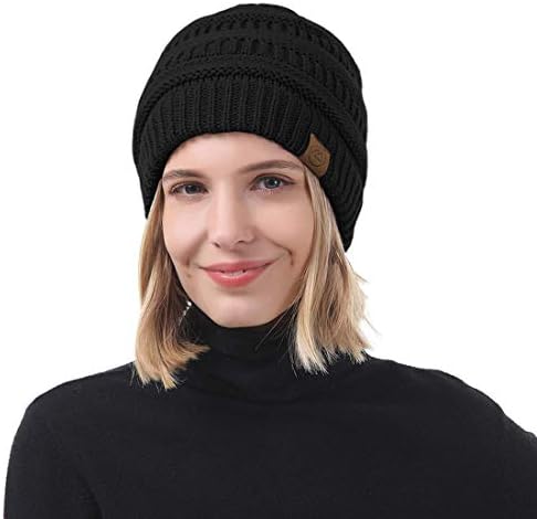 Durio Bayan Kış Şapka Yumuşak Bere Şapka Sıcak Kış Şapka Rahat örgü şapka Kış Kasketleri Kadınlar için