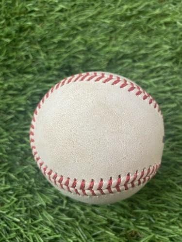 Juan Soto Washington Nationals Oyunu Kullanılmış Beyzbol RBI Single'ı 372. Kariyer Vuruşu - MLB Oyunu Kullanılmış Beyzbol