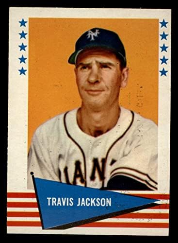 1961 Fleer 115 Travis 'Stonewall' Jackson New York Giants (Beyzbol Kartı) ESKİ / MT Giants
