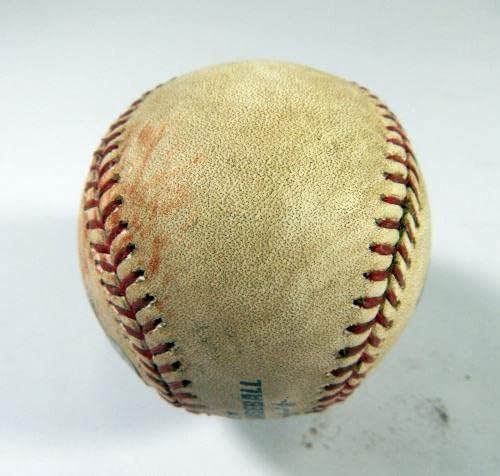 2021 Milwaukee Brewers Çukur Korsanları Oyunu Kullanılmış Beyzbol Anderson Ben Gamel Tek MLB Oyunu Kullanılmış Beyzbol Topları