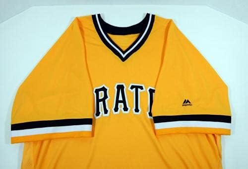 -17 Pittsburgh Pirates Boş Oyun Verilen Sarı Jersey 1979 TBTC Retro 50 36-Oyun Kullanılan MLB Formaları