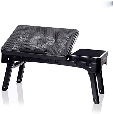 ZCMEB Katlanabilir Dizüstü ayaklı masa, taşınabilir dizüstü Masa Yüksekliği ve Açısı Ayarlanabilir Dizüstü Standı, Kahvaltı