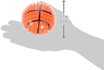 Kemirgen 3.5 gıcırtı ve hafif basketbol köpek oyuncağı-Orta, dişleri temizler ve evcil hayvanınız için diş ve diş eti sağlığını