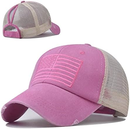 Yaz şoför şapkası Erkekler Kadınlar için Amerikan Bayrağı Balıkçılık beyzbol şapkası Ayarlanabilir Egzersiz Vatansever Snapback