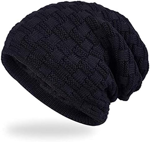 Kış Tıknaz Bere Şapka Erkekler için Sıkı Düz Polar Kış Şapka Yumuşak Sıcak Yetişkinler Soğuk Hava Earmuffs Kasketleri
