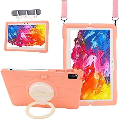 Tablet PC Kılıfı Çocuk Çantası Samsung Galaxy Tab S7 FE 12.4 inç 2021 (SM-T730/T736),Yumuşak Silikon Hafif Kılıf,El Kayışı
