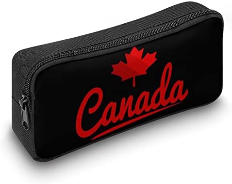 Kanada Akçaağaç Yaprağı Kalem Kutusu Kalem Çantası Kutusu Depolama Organizatör Kırtasiye Makyaj Çantası