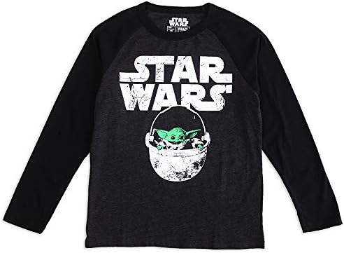STAR WARS çocuğun çocuk bebek Yoda Grogu sevimli uzun kollu grafik T-Shirt