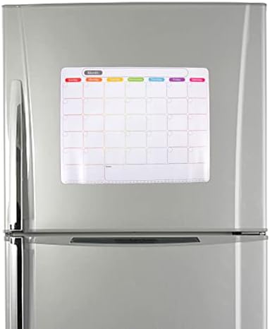 STOBOK Manyetik Beyaz Tahta Buzdolabı için Manyetik Kuru Silinebilir Beyaz Tahta Levha Manyetik Kuru Silme Kurulu Buzdolabı