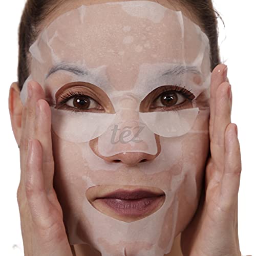 Tez Yüz Maskesi Canlandırıcı Örtülü Maske Zenginleştirilmiş Yüz Bakımı 9 Paket 3,5 Oz (9 Paket, Örtülü Maske)