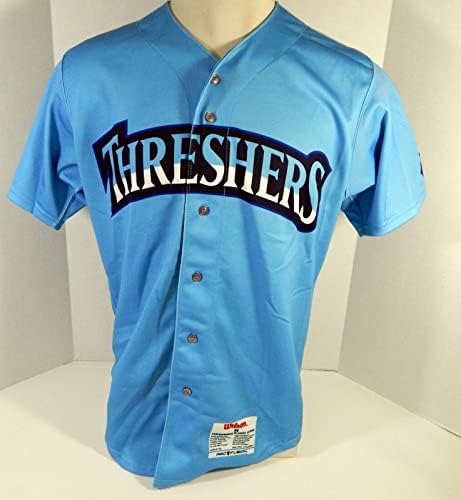 Clearwater Harman Boş Oyun Verilen Mavi Jersey Prostat Kanseri Gece 561-Oyun Kullanılan MLB Formaları