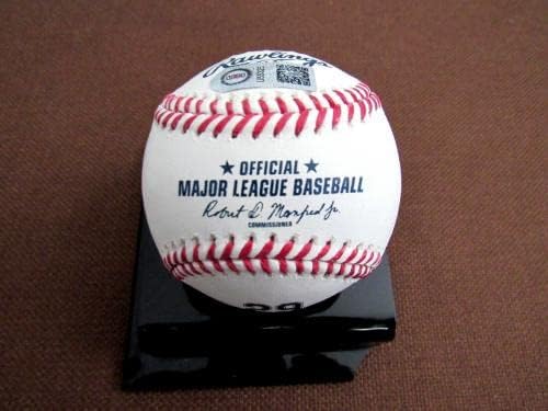 Adrian Beltre Mlb Debut Texas Rangers İmzalı Otomatik Sınırlı Logo Oml Beyzbol Jsa İmzalı Beyzbol Topları