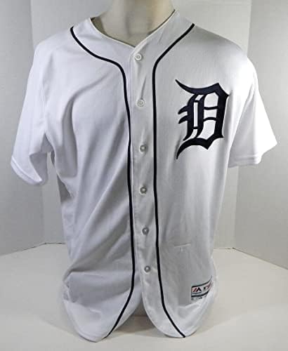 2019 Detroit Tigers Topu Çocuk Oyunu Kullanılan Beyaz Jersey MLB 150 Yama 48 DP20983 - Oyun Kullanılan MLB Formaları