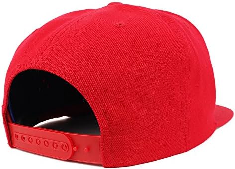 Trendy Giyim Mağazası Numarası 42 işlemeli Snapback Flatbill Beyzbol Şapkası