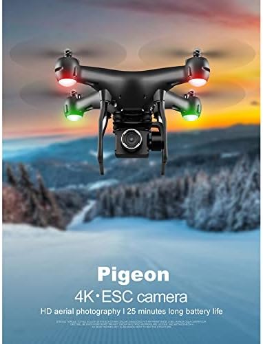 RFZHANZ Rc AUX 4K UHD Drone ile EIS Anti Shake 75 ° FOV Kamera Yetişkinler için GPS Quadcopter ile 5GHz FPV İletim fırçasız