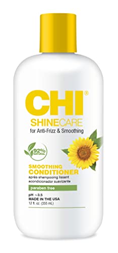 CHI ShıneCare-Pürüzsüzleştirici Saç Kremi 12 fl oz-Donuk, Cansız Saçları, Bölünmüş Uçları ve Kabarmayı Yumuşatmak ve Yumuşatmak