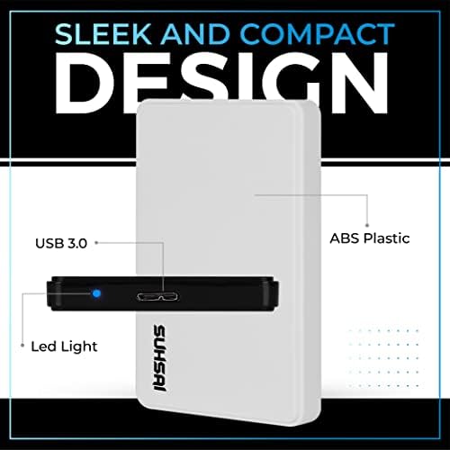 Taşınabilir Harici Sabit Disk 500Gb USB 3.0 Yüksek hızlı veri aktarımı 2,5 inç HDD Depolama genişletme ve Yedekleme Sürücüsü