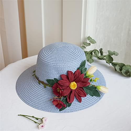 ZSEDP Çiçekler Plaj Yaz Şapka güneş şapkaları Kadınlar için Yaz Şapka güneş şapkaları Eğlence Yolculuk Açık Havada (Renk