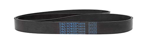 D & D PowerDrive 8K635 Ac Delco Yedek Kayış, 64,25 Uzunluk, 1,15 Genişlik