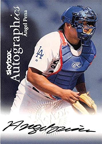 İmza Deposu 649980 Angel Pena İmzalı Beyzbol Kartı-Los Angeles Dodgers - 1999 Skybox Sertifikalı No.AP