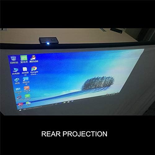 GPPZM 100 İnç 16: 9 Açık Basit Taşınabilir Ekran Seyahat Ön ve Arka Projeksiyon Ekranı Gece Süper İnce Projeksiyon Ekranı