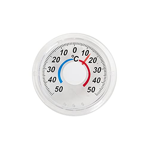 SHYC yuvarlak plastik kapı ve pencere termometre açık kapı pencere termometre Pointer tipi soğuk ve ısı izle
