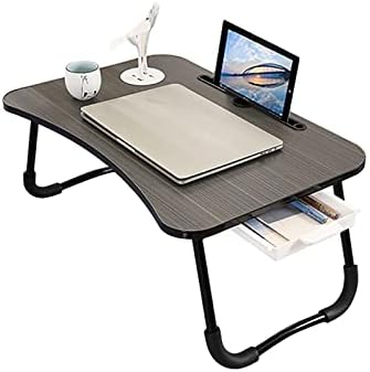 Sehpalar Dizüstü Yatak Masası, USB Şarj Portlu Portatif Katlanabilir Kucak Yatak Masası / Çekmece/Kanepe / Kanepe Çalışması,