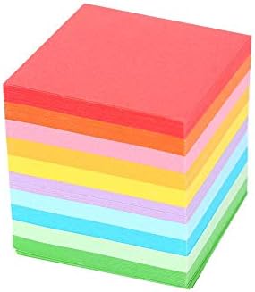 Origami Kiti, 520 adet 10 Renk Origami Kağıt, Origami, Renkli ve Dayanıklı Renkli Kağıt Çocuklar Çocuklar için Zanaat