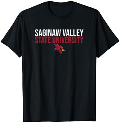 Saginaw Vadisi Devlet SVSU Kardinaller Yığılmış T-Shirt
