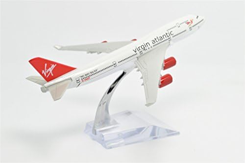 TANG HANEDANI (TM) 1:400 16 cm B747-400 Virgin Atlantic Metal Uçak Model Uçak Oyuncak Uçak Modeli