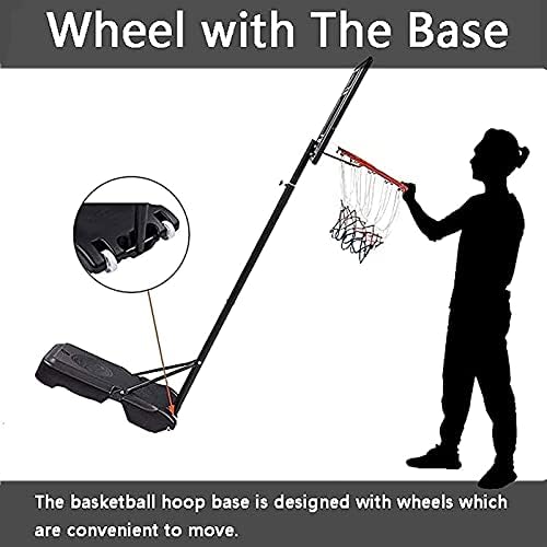 1.55-2.1 m Ayarlanabilir basketbol Standı Taşınabilir basketbol potası Açık Bağlantısız basketbol Standı Çocuklar için tahta