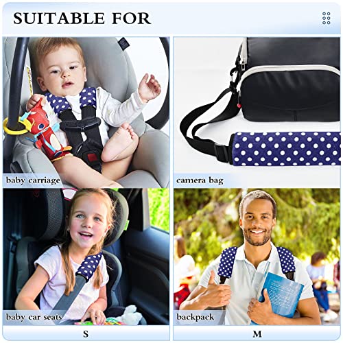 Polka Dot Araba Koltuğu Askı Kapakları Bebek Çocuklar için 2 ADET Araba Koltuğu Sapanlar Omuz Yastık Pedleri Koruyucu Araba